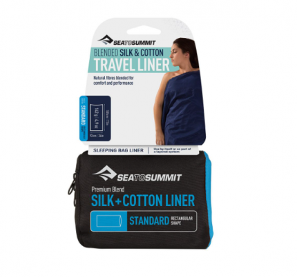 Sea to Summit Seda & Algodón Travel Liner Standard