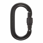 Black Diamond Oval Keylock Rosca Negro