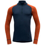 Devold Duo Active 205 Zip - Neck Flame/Ink Man
