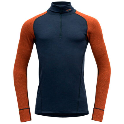 Devold Duo Active 205 Zip – Neck Flame/Ink Man