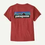 Patagonia Women's P-6 Logo Responsibili-Tee® Roja - Imagen 4