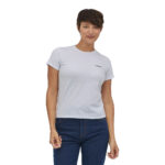 Patagonia Women's P-6 Logo Responsibili-Tee® Blanco - Imagen 2